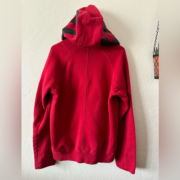Jordan Jumpman RARE Red and Black Fleece Zip Sweatshirt Hoodie - Picture 7 of 9